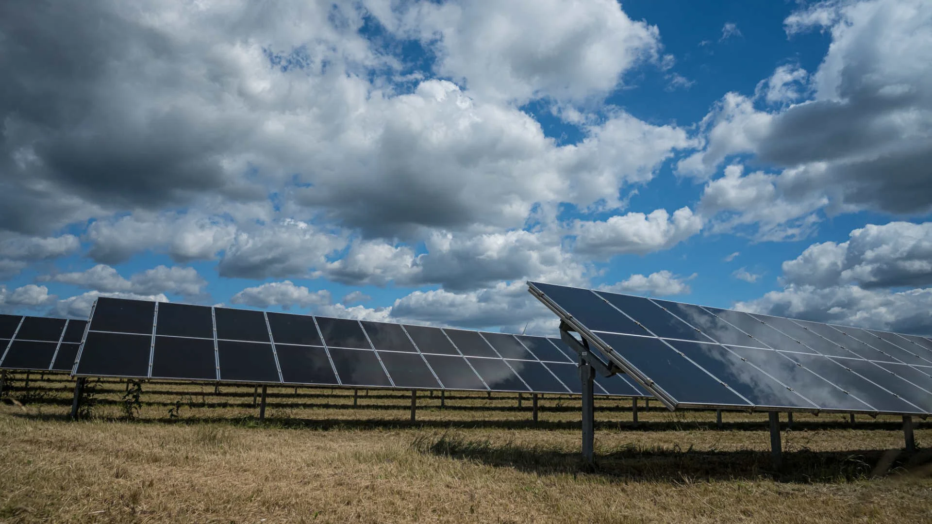 Commercial solar setup